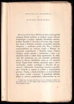 Bertrand Russell: Manželství a mravnost
