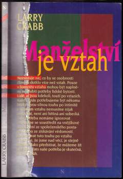 Manželství je vztah