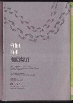 Patrik Hartl: Manželství