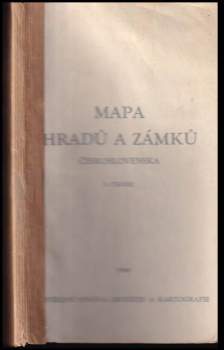 Mapa hradů a zámků Československa : 1:750000