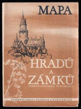 Mapa hradů a zámků Československé republiky
