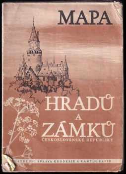 Mapa hradů a zámků Československé republiky