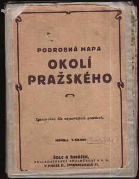 Mapa okolí pražského