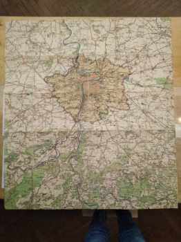 Mapa okolí pražského
