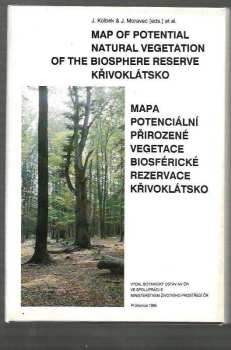 Mapa potencionální přirozené vegetace biosférické rezervace Křivoklátsko