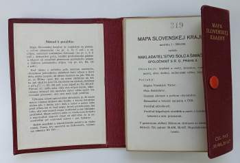 Karel Frýbort: Mapa Slovenskej krajiny