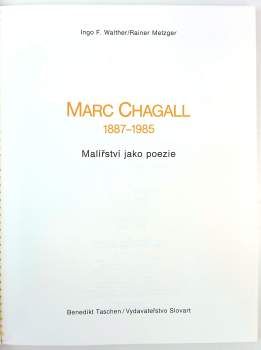 Ingo F Walther: Marc Chagall ; Z něm. přel. Jiří Stach