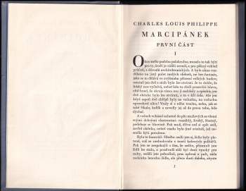 Charles-Louis Philippe: Marcipánek