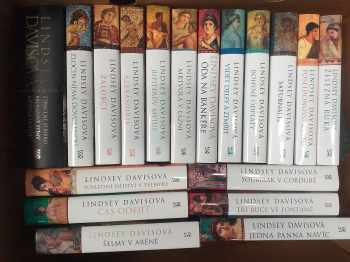 Marcus Didius Falco KOMPLET SERIE 18 knih Ztracené stříbro / Bronzové stíny / Měděná Venuše + Železná ruka + Poseidonovo zlato + Poslední dějství v Palmýře + Čas odejít + Soumrak v Cordubě + Tři ruce ve fontáně + Šelmy v aréně + Jedna panna navíc + Óda na bankéře + Mrtvola v lázni + Jupiterův mýtus + Žalobci + Zločin nemá dovolenou + Vidět Delfy a zemřít + Saturnálie + Alexandrie + Bohyně odplaty +