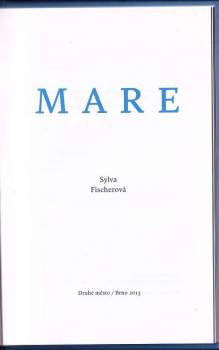 Sylva Fischerová: Mare