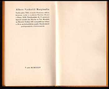 Albert Vyskočil: Marginalia