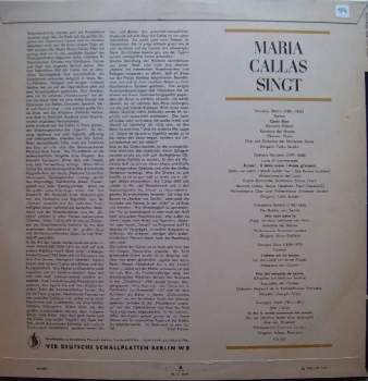 Maria Callas: Maria Callas Singt