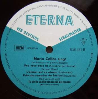 Maria Callas: Maria Callas Singt