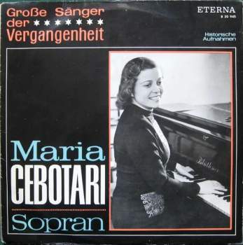 Maria Cebotari: Maria Cebotari, Sopran