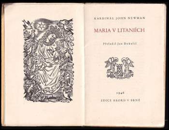 John Henry Newman: Maria v litaniích
