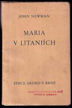 Maria v litaniích