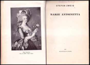 Stefan Zweig: Marie Antoinetta - PODPIS STEFAN ZWEIG