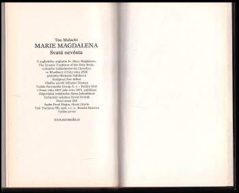 Tau Malachi: Marie Magdalena