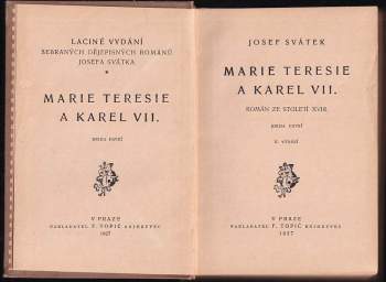 Josef Svátek: Marie Teresie a Karel VII