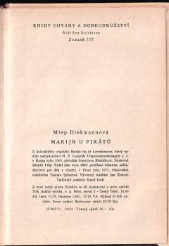 Miep Diekmann: Marijn u pirátů