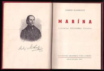 Andrej Sládkovič: Marína