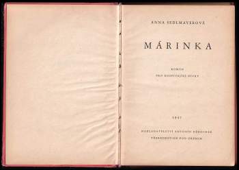 Anna Sedlmayerová: Márinka