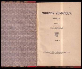 Olga Fastrová: Márinka Zemanova