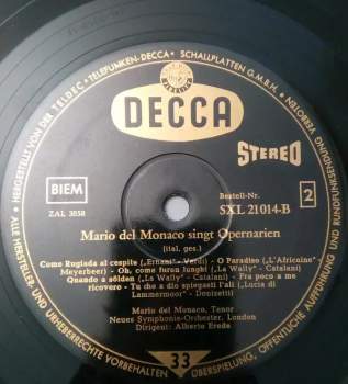 Mario del Monaco: Mario Del Monaco Singt Opernarien