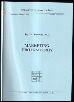 Marketing pro B-2-B trhy