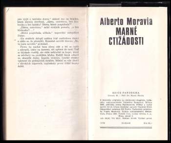 Alberto Moravia: Marné ctižádosti
