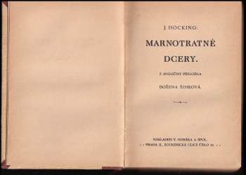 Joseph Hocking: Marnotratné dcery