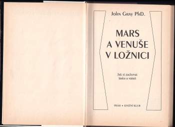 John Gray: Mars a Venuše v ložnici