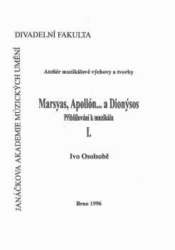 Marsyas, Apollón-- a Dionýsos