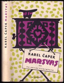 Karel Čapek: Marsyas, čili, Na okraj literatury 1919-1931