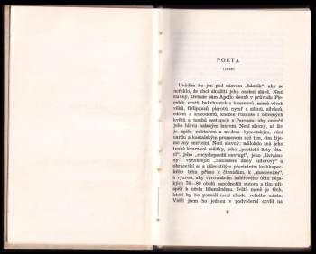 Karel Čapek: Marsyas, čili, Na okraj literatury