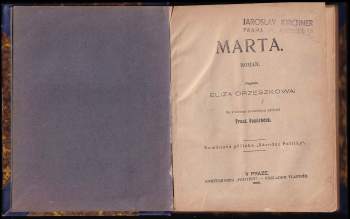 Eliza Orzeszkowa: Marta