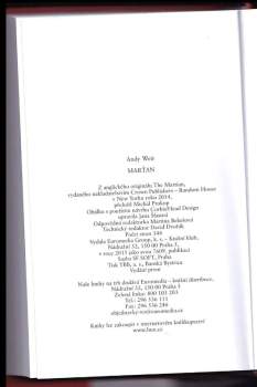 Andy Weir: Marťan