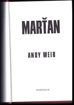 Andy Weir: Marťan