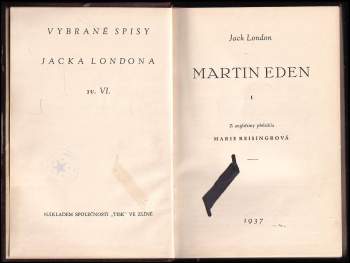 Jack London: Martin Eden