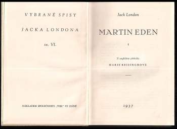 Jack London: Martin Eden