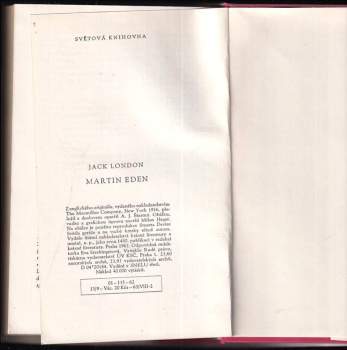 Jack London: Martin Eden