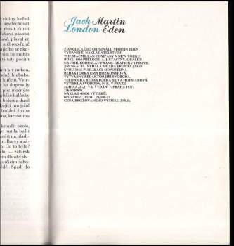 Jack London: Martin Eden