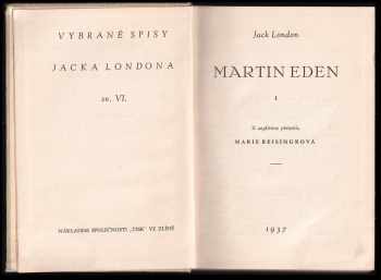 Jack London: Martin Eden I+II.