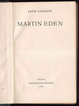 Jack London: Martin Eden