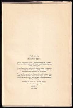 Jack London: Martin Eden