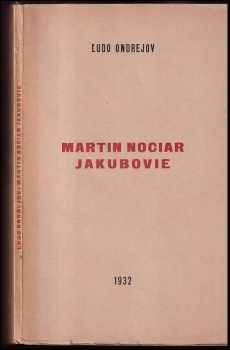Martin Nociar Jakubovie