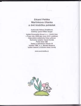 Eduard Petiška: Martínkova čítanka a dvě klubíčka pohádek