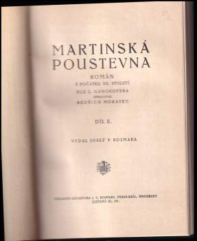 Bedřich Moravec: Martinská poustevna