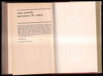 Roger Garaudy: Marxismus 20. století