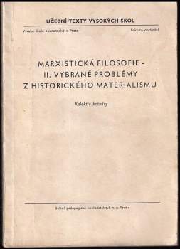 Marxistická filosofie - II.